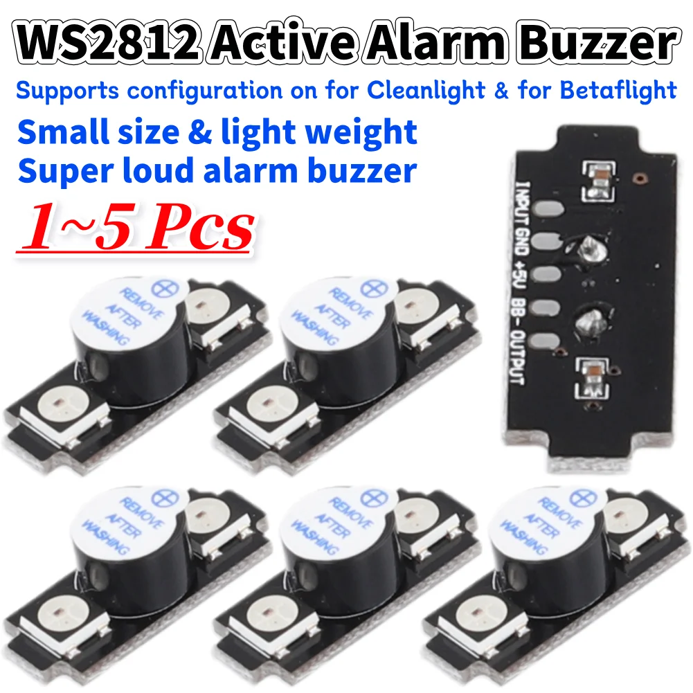 Drone Buzzer - WS2812 Aktif Alarm Buzzer Renkli RGB