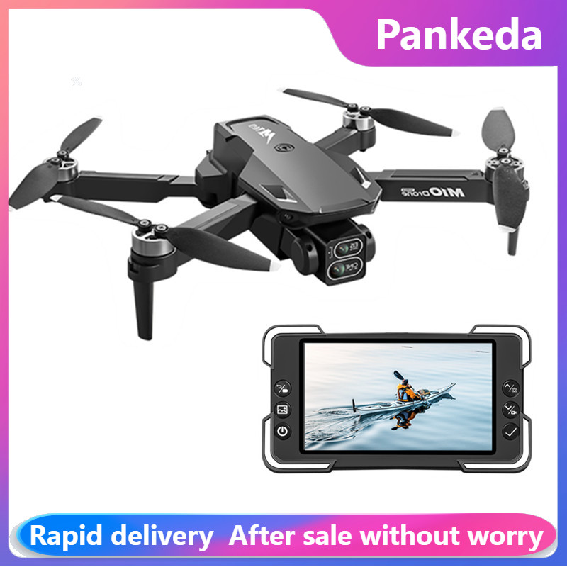 Drone Gimbal - M10 Kamera Drone'u Ekranlı Uzaktan Kumanda,