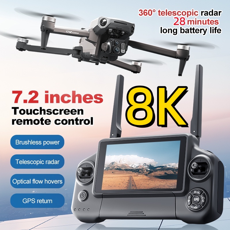 8K 3 Eksenli Gimbal Fırçasız 7 - Drone Gps Mount incelemesi ve fiyatı