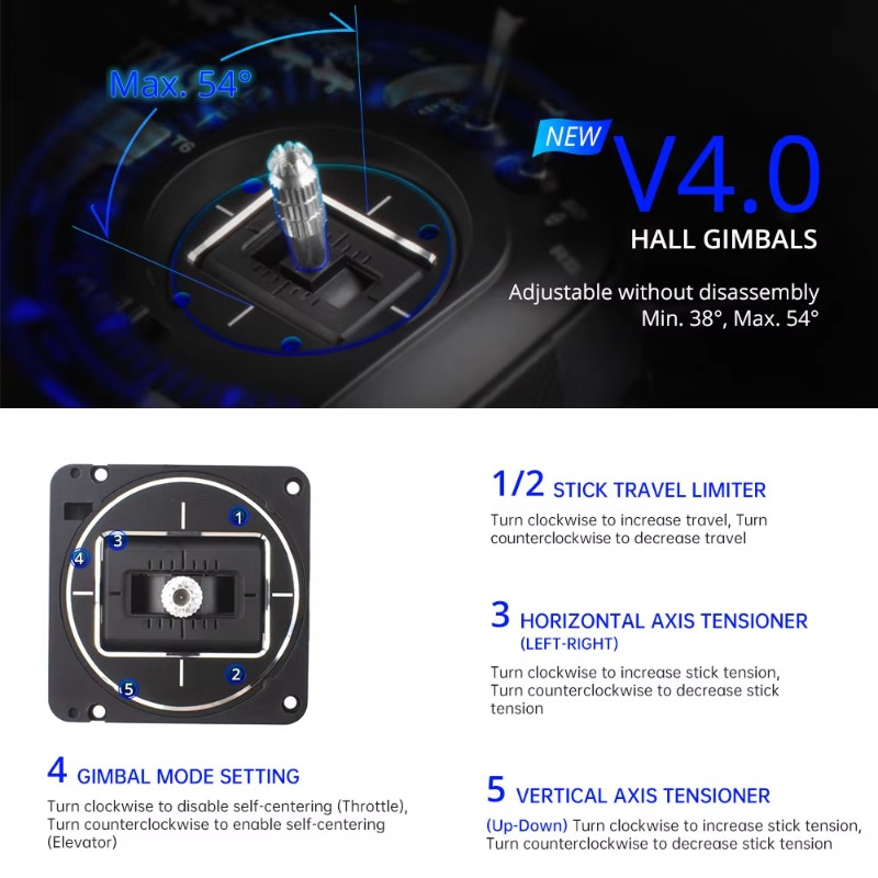 RadioMaster TX16S MKII V4.0 16 - Drone Gimbal incelemesi ve fiyatı