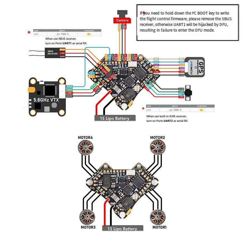 FBIL-F435 NEO 1S AIO Uçuş Kont - Drone Esc incelemesi ve fiyatı