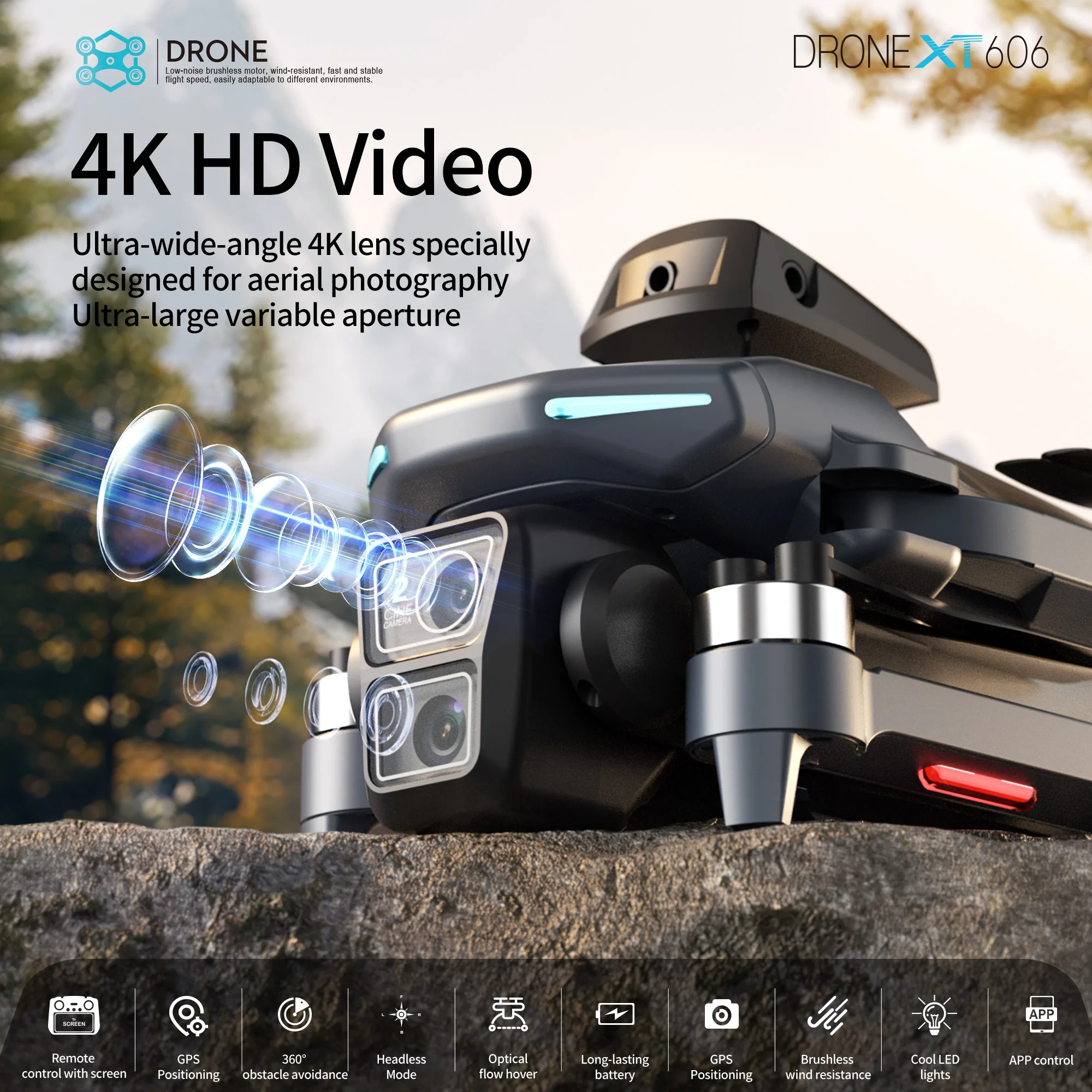 Lenovo XT606 Drone Profesyonel - Drone Gps Mount incelemesi ve fiyatı