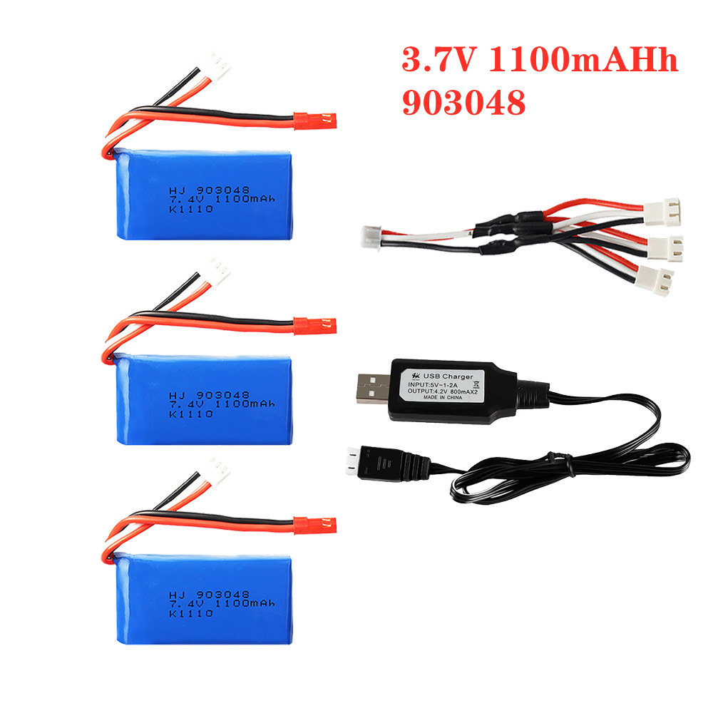 1-5 adet 7.4V 1100mah 903048 L - Drone Charger incelemesi ve fiyatı