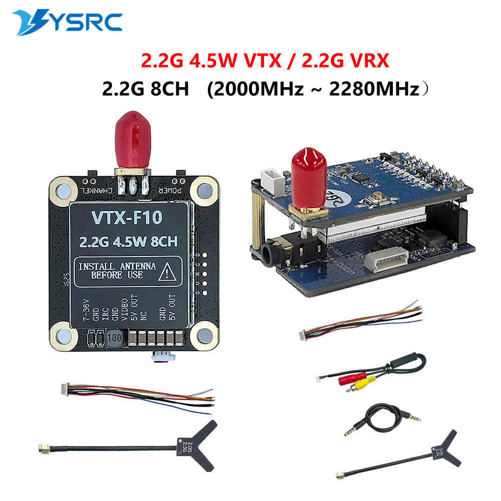 2.0-2.2G 4.5W VTX 8CH FPV Vide - Drone Transmitter incelemesi ve fiyatı