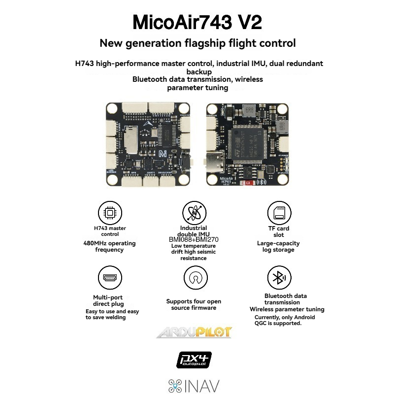 MicoAir743 V2 Uçuş Kontrol Cih - Drone Flight Controller incelemesi ve fiyatı