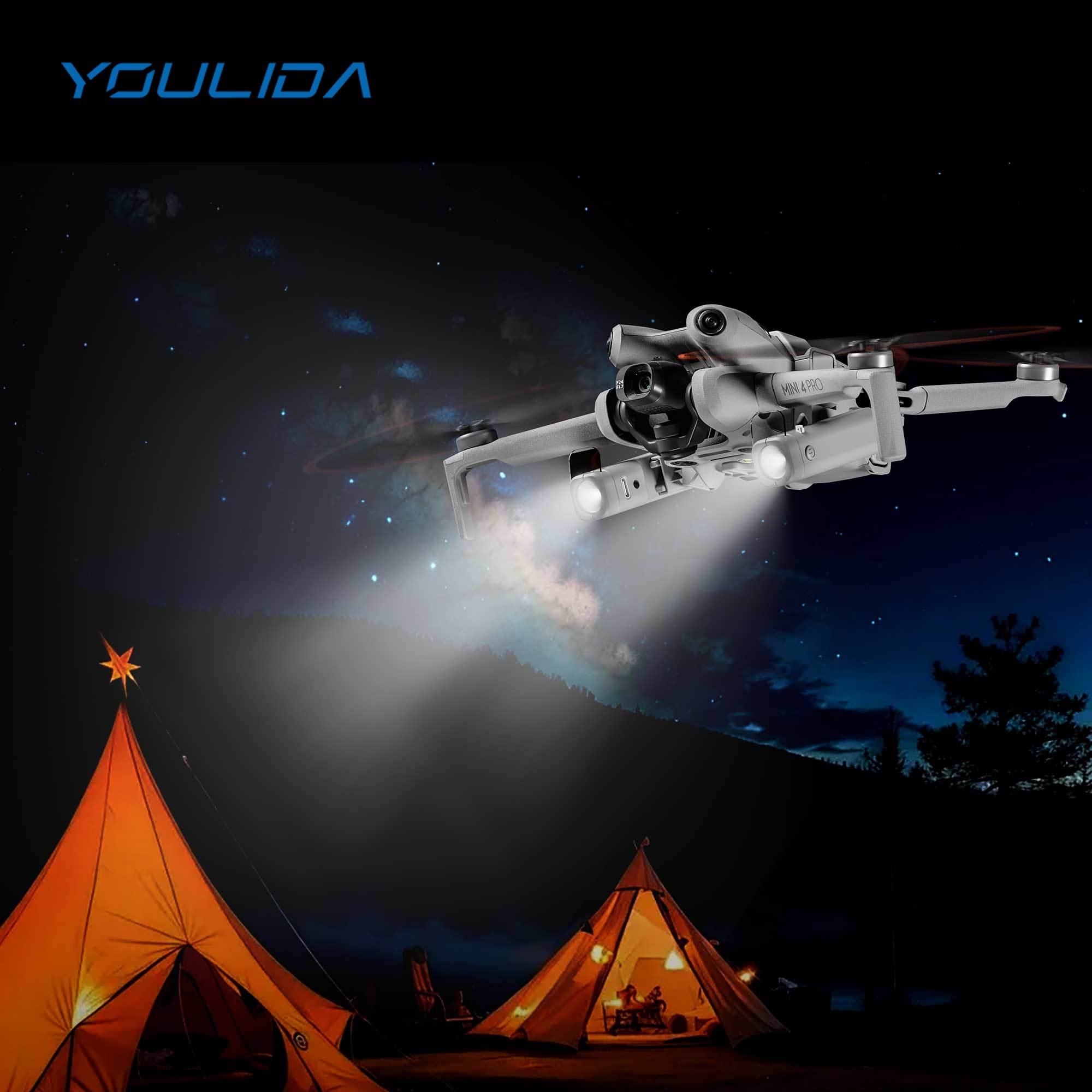 DJI Mini 4 Pro için LED Gece n - Drone Led Light incelemesi ve fiyatı