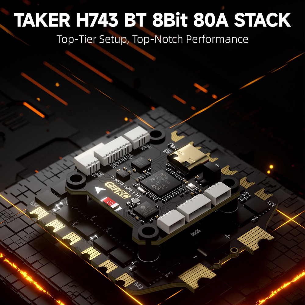 GEPRC TAKER H743 BT 8Bit 80A S - Drone Esc incelemesi ve fiyatı