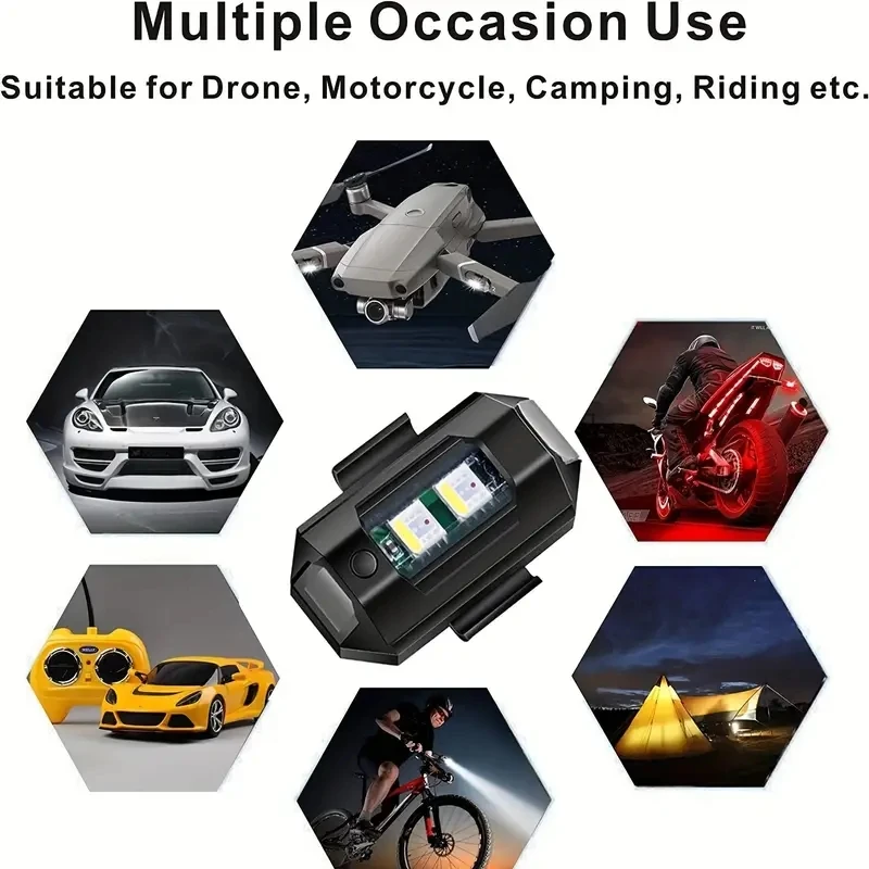 1 adet uzaktan LED RGB anti-ça - Drone Led Light incelemesi ve fiyatı