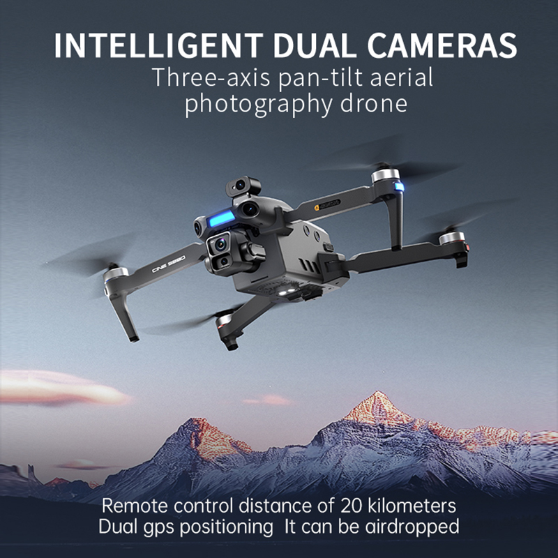 2026 Yeni 8K Çift Kameralı Dro - Drone Gps Mount incelemesi ve fiyatı