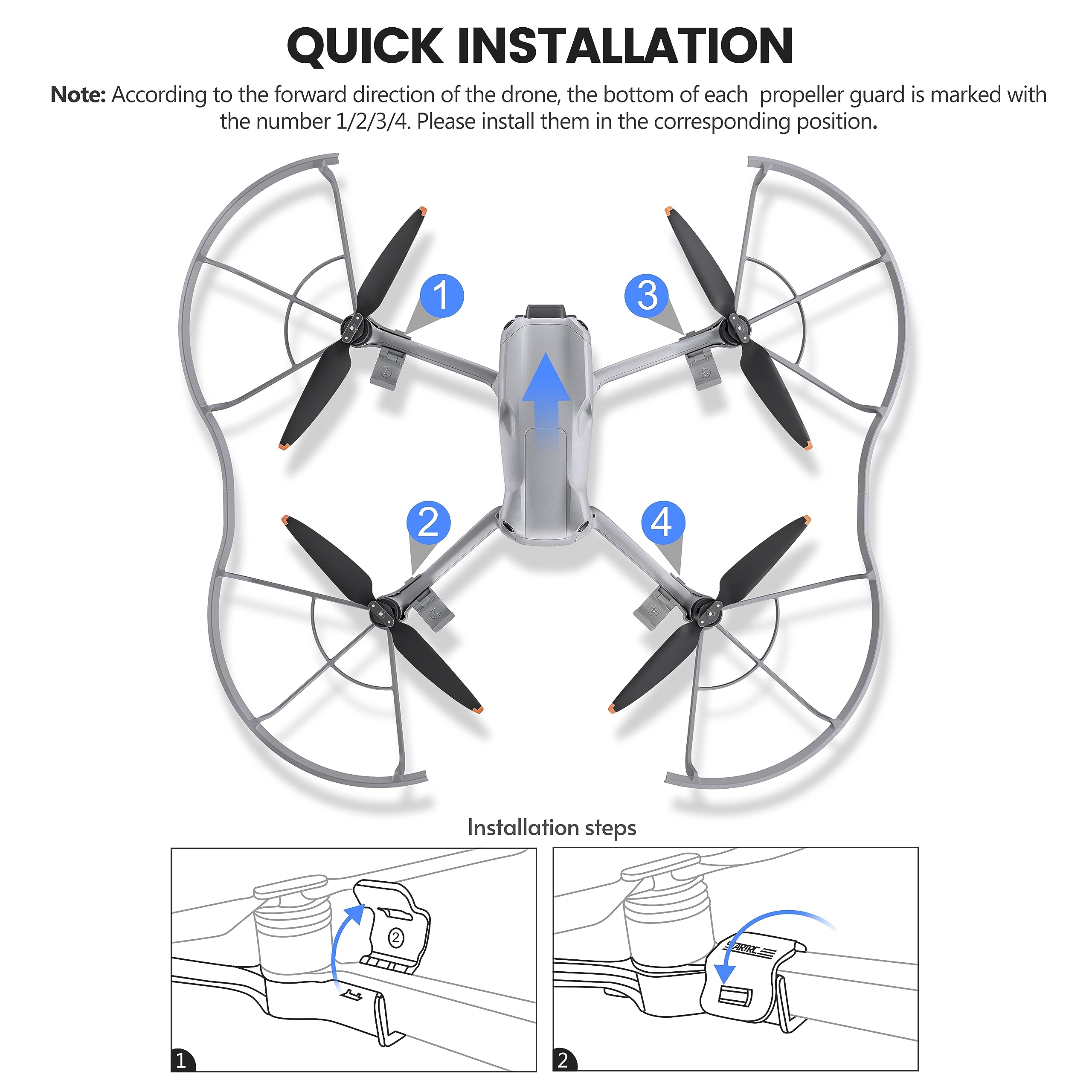 STARTRC Air 3S Pervane Koruyuc - Drone Propeller Guard incelemesi ve fiyatı