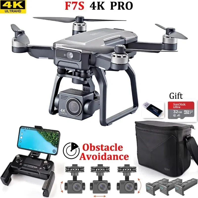 SJRC F7s 4K PRO Drone 4K gözle - Drone Gps Mount incelemesi ve fiyatı