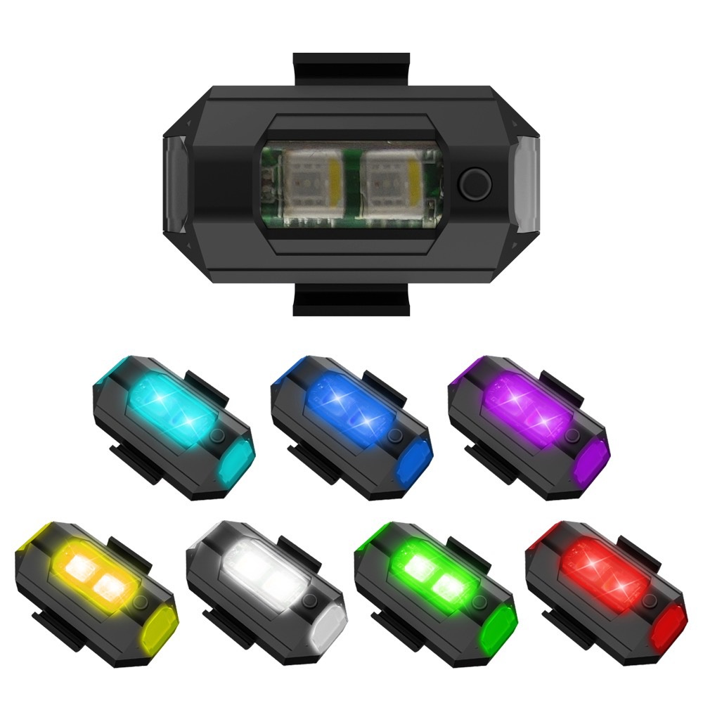 1 adet 7 renk Mini USB şarj LE - Drone Led Light incelemesi ve fiyatı
