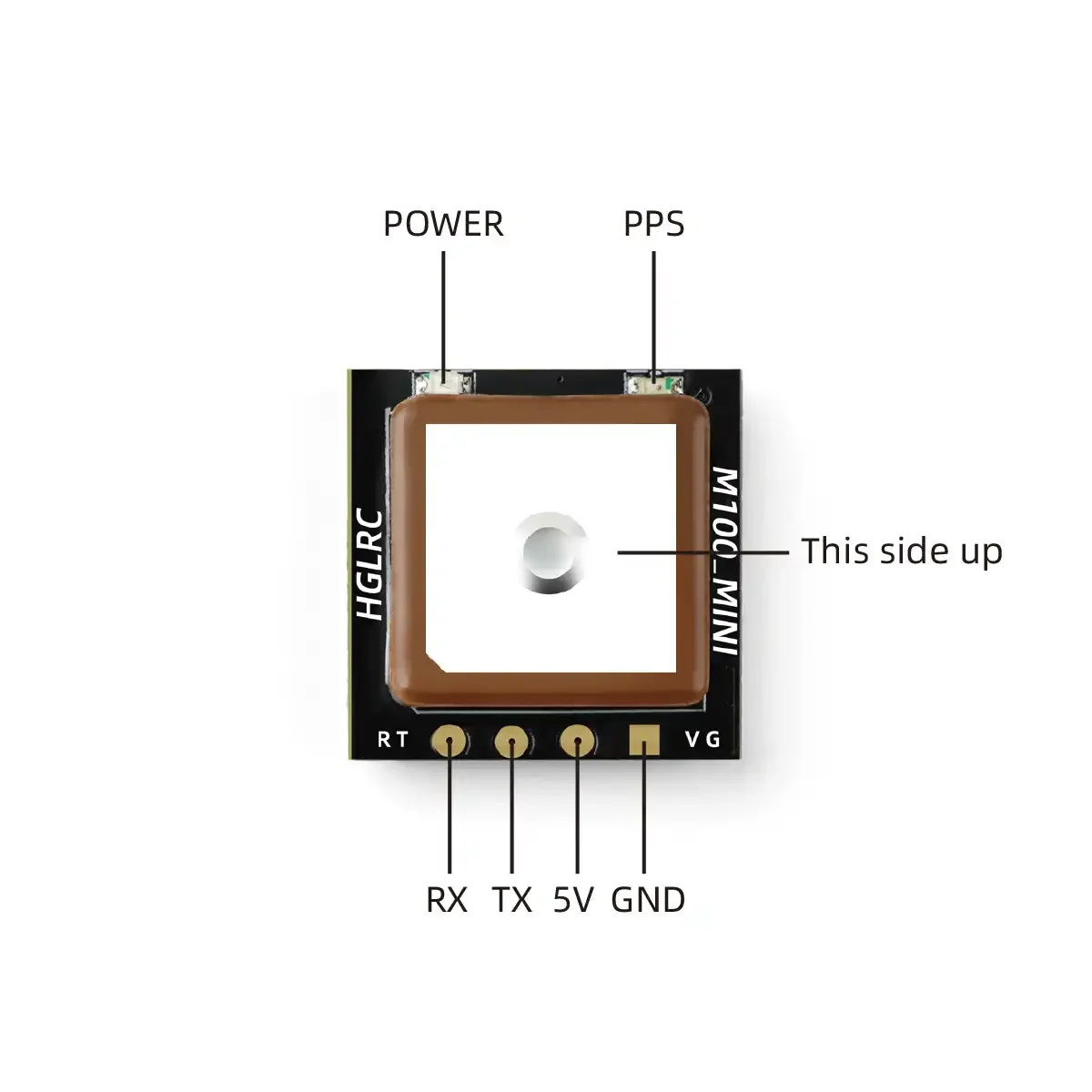 HGLRC M100 MINI GPS Modülü M10 - Drone Gps Module incelemesi ve fiyatı