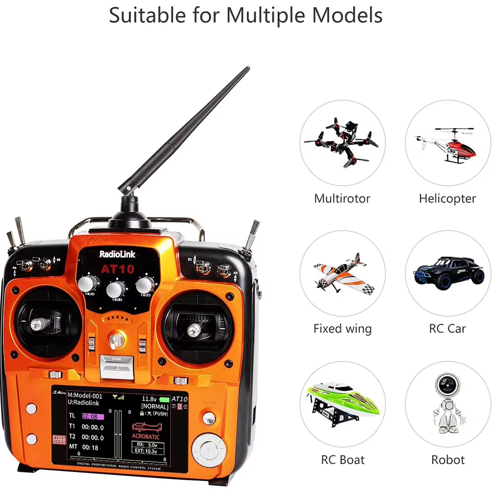 RadioLink AT10 II 2.4G 10CH RC - Drone Power Distribution Board incelemesi ve fiyatı