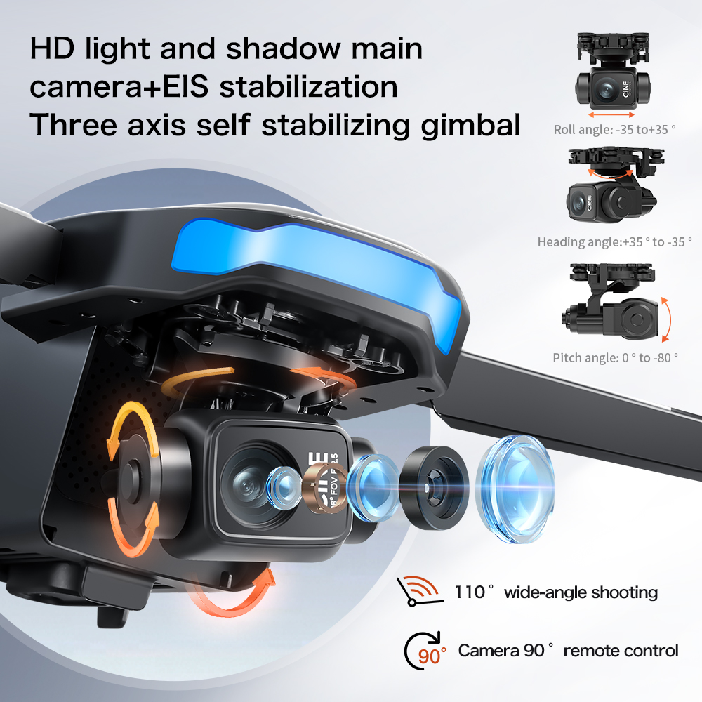 Yeni S-X1 MAX Drone GPS 8K Pro - Drone Gps Mount incelemesi ve fiyatı