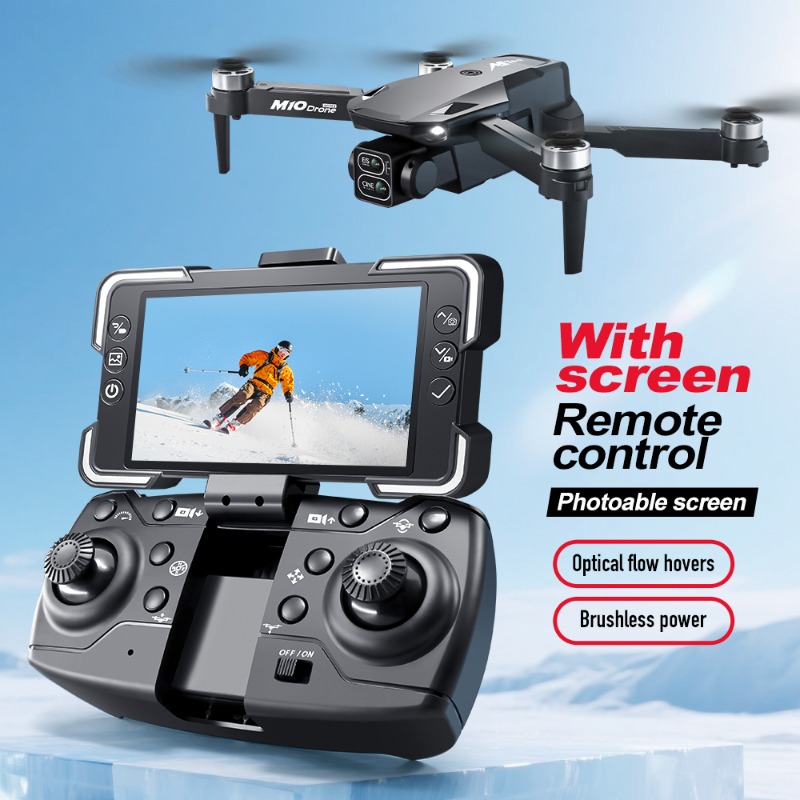 M10 Kamera Drone'u Ekranlı Uza - Drone Gimbal incelemesi ve fiyatı