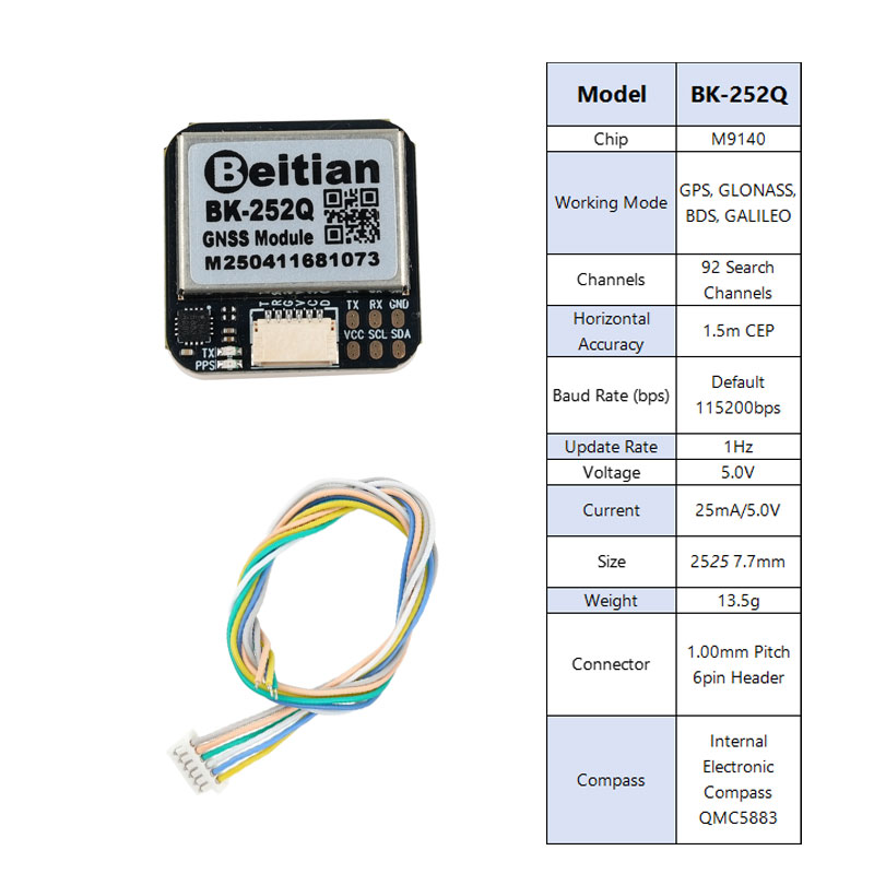 Beitian BK-252Q GPS GNSS Modül - Drone Compass incelemesi ve fiyatı
