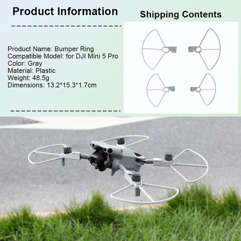 DJI Mini 5 Pro için Koruyucu T - Drone Propeller Guard incelemesi ve fiyatı