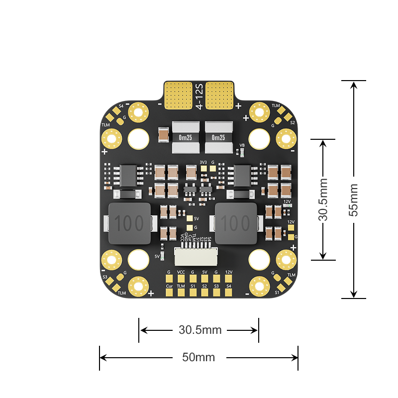 PFLY Aocoda-RC PDB400 V2 12S Y - Drone Power Distribution Board incelemesi ve fiyatı